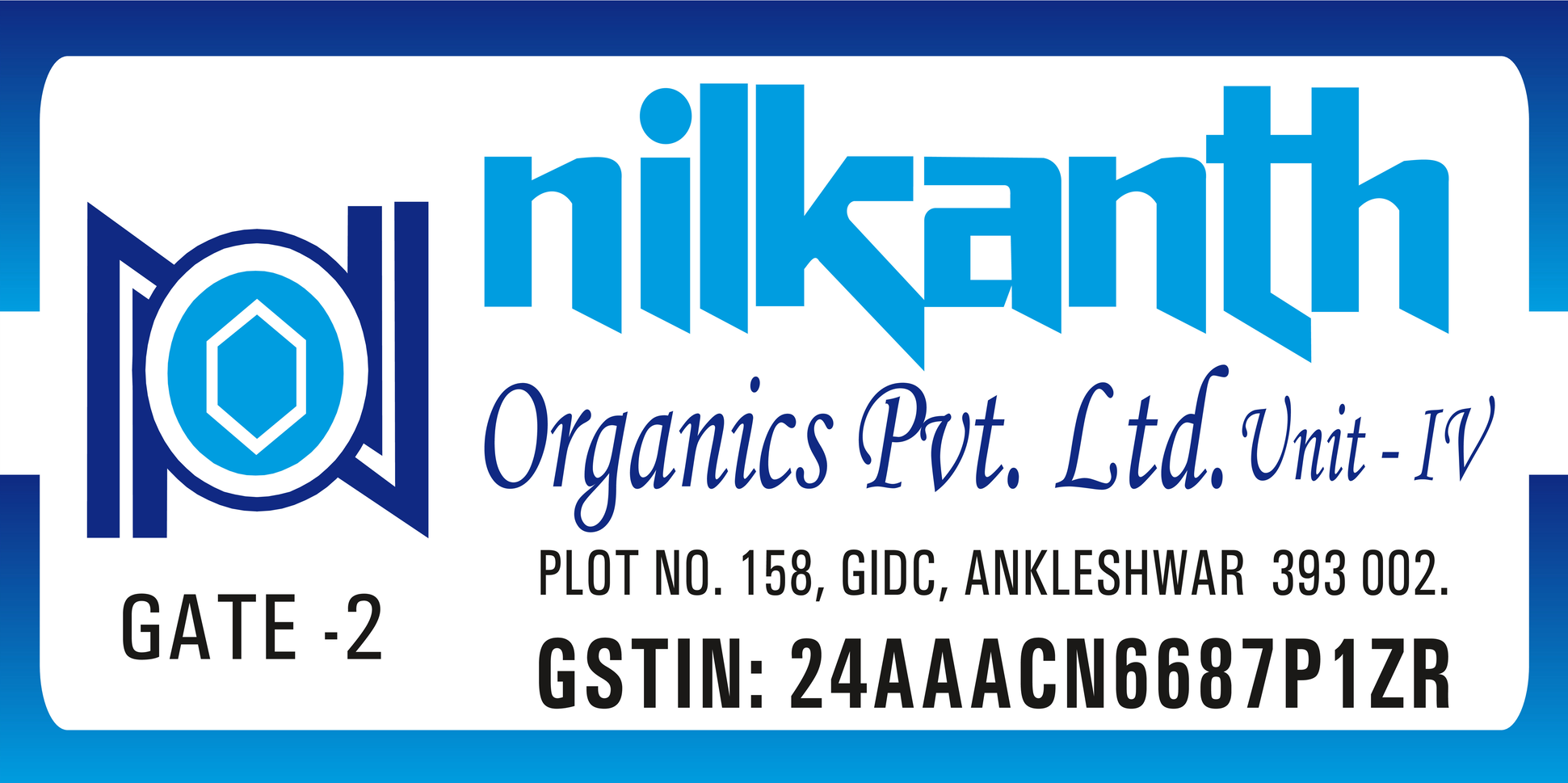 Nilkanth organics unit Ankleshwar