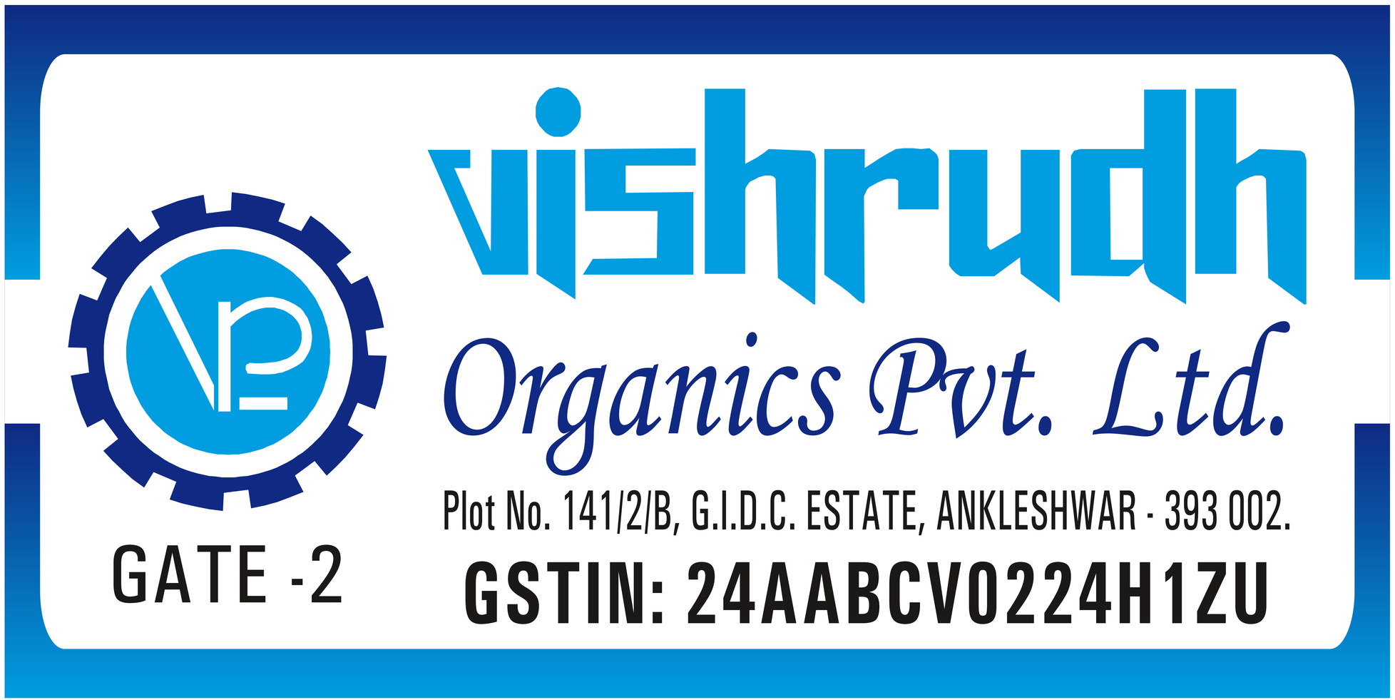 Vishrudh Organics Ankleshwar